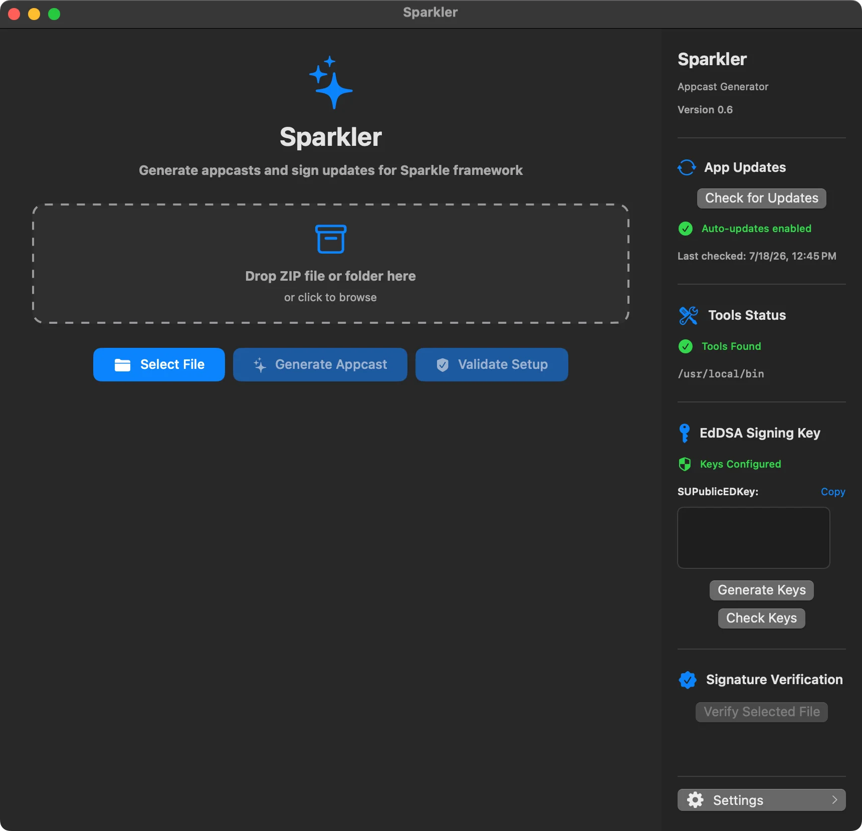 Sparkler screenshot